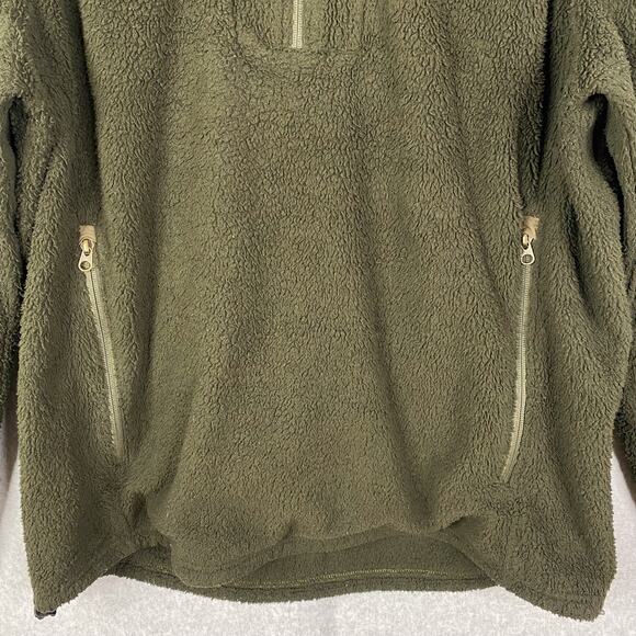 KUHL Hoodie Mens XL Dark Green Synkro Fleece 1/4 Zip Pullover - Picture 3 of 9